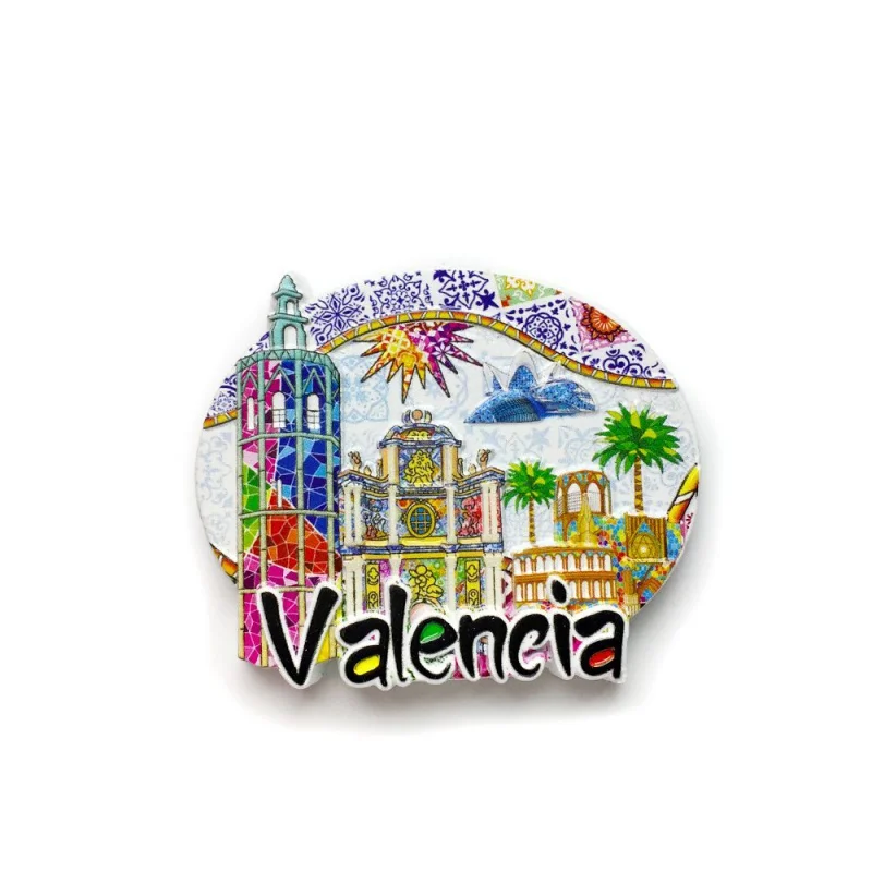 Valencia Architecture Tourist Souvenirs Refrigerator Magnets Decorative Crafts Decorations Gifts Magnetic Attraction
Valencia Architecture Tourist Souvenirs Refrigerator Magnets Decorative Crafts Decorations Gifts Magnetic Attraction