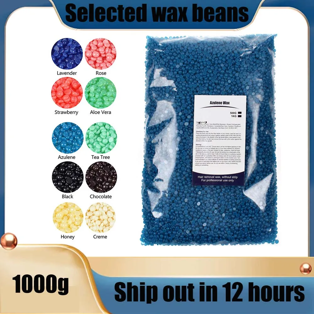 1000g Depilatory Wax Beans Hot Film Painless Waxing Beads Hard Wax Beans Heating Wax Machine Bikini Face Legs Body Hair Removal
1000g Depilatory Wax Beans Hot Film Painless Waxing Beads Hard Wax Beans Heating Wax Machine Bikini Face Legs Body Hair Removal