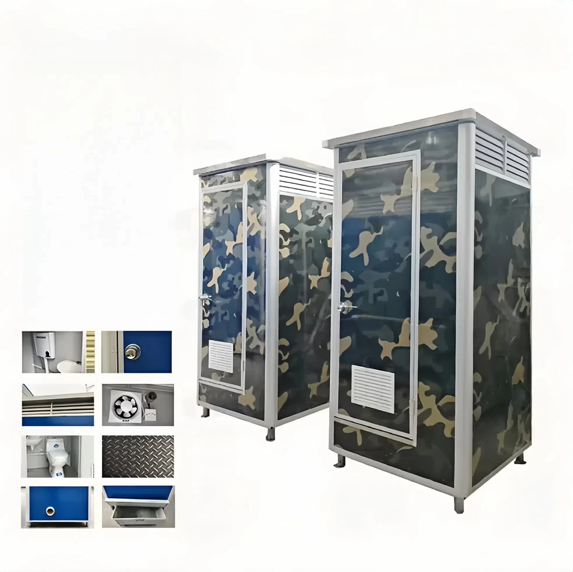 Modern Design Portable Toilet and Shower Low-Cost Convenient EPS Sandwich for Outdoor Use Cheap Mobile on Sale
Modern Design Portable Toilet and Shower Low-Cost Convenient EPS Sandwich for Outdoor Use Cheap Mobile on Sale