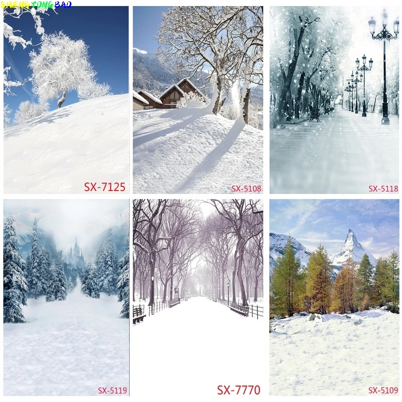 Vinyl Winter Snow Scene Photography Background Snowflake Forest Photo Backdrops Studio Photography PropsYXFL-76
Vinyl Winter Snow Scene Photography Background Snowflake Forest Photo Backdrops Studio Photography PropsYXFL-76