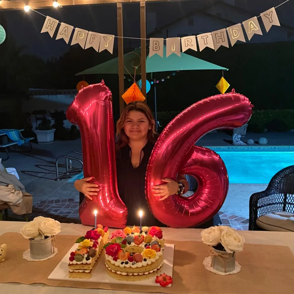 Giant Pink Rose Number Balloons Mylar Foil Large Number 10 11 16 30 40 50 60 Helium Balloon Birthday Party Decoration Girls Gift
Giant Pink Rose Number Balloons Mylar Foil Large Number 10 11 16 30 40 50 60 Helium Balloon Birthday Party Decoration Girls Gift