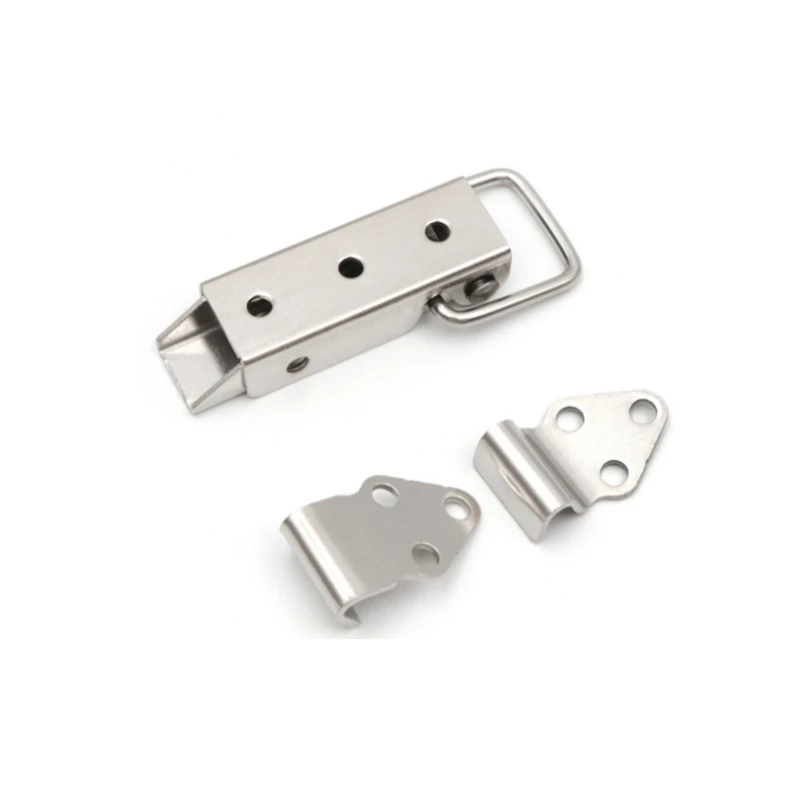 Hasp Latch Catch Stainless Steel Iron Buckle For Aviation Luggage Lock Heavy Equipment Wardrobe Drawer Cabinet Door Buckle 506
Hasp Latch Catch Stainless Steel Iron Buckle For Aviation Luggage Lock Heavy Equipment Wardrobe Drawer Cabinet Door Buckle 506
