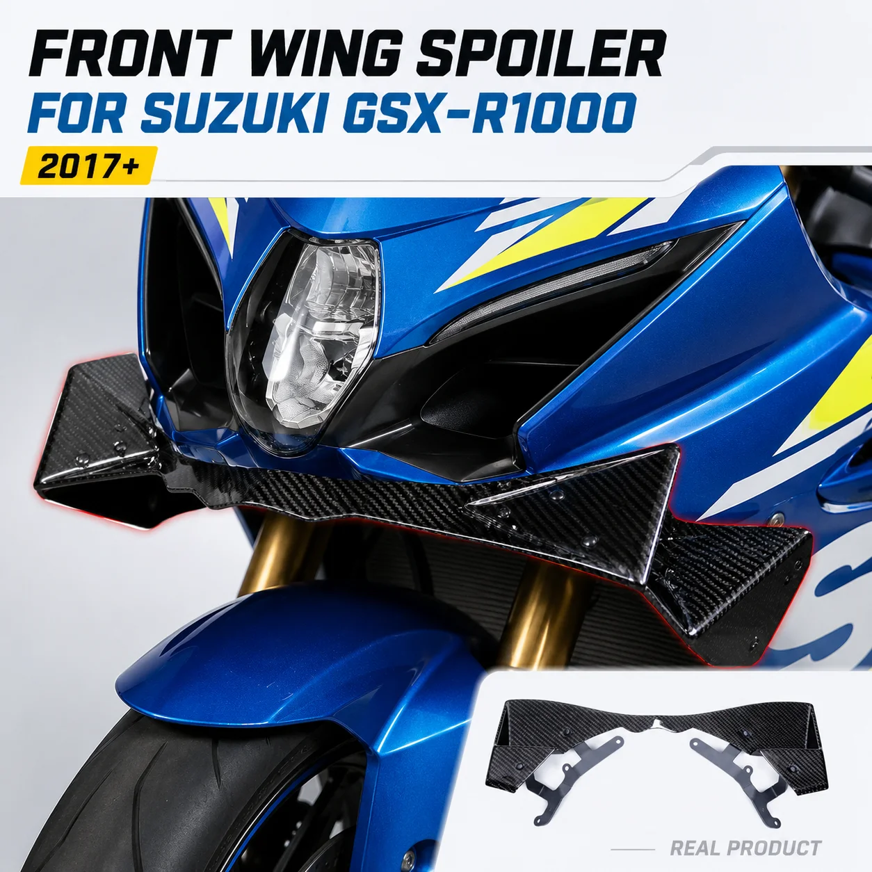 Winglets Ailerons Pair For Suzuki GSX-R1000 2017+ Carbon Fiber Motorcycle Accessories
Winglets Ailerons Pair For Suzuki GSX-R1000 2017+ Carbon Fiber Motorcycle Accessories