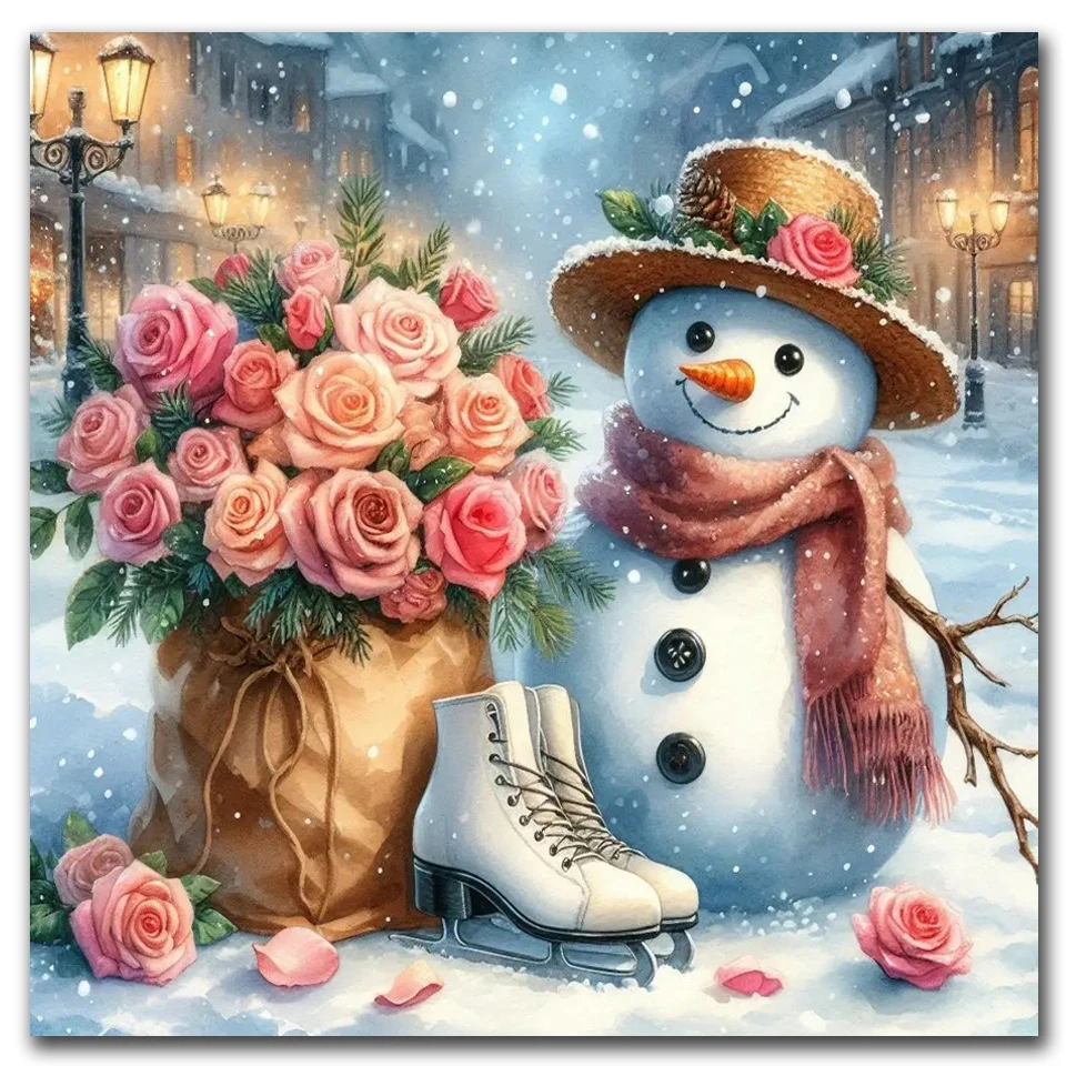 2026 Diamond Painting Snowman Rose Picture Full Diamond Mosaic Cross Stitch Kit Art DIY for Personalized Home Decoration
2026 Diamond Painting Snowman Rose Picture Full Diamond Mosaic Cross Stitch Kit Art DIY for Personalized Home Decoration
