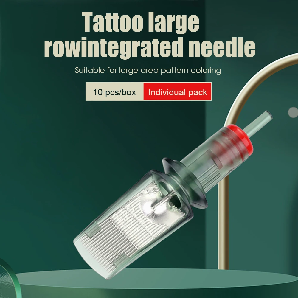 10PCS High Quality Stainless Steel Sterilized Cartridge Needles Large Size Tattoo Needles For Big Pattern And Shadow Coloring
10PCS High Quality Stainless Steel Sterilized Cartridge Needles Large Size Tattoo Needles For Big Pattern And Shadow Coloring