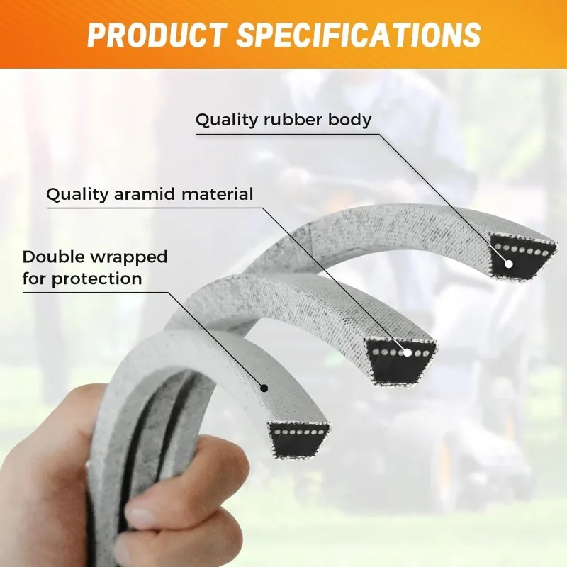 ALIM-Deck Drive Belt,42" For Lawn Mower-GX20072 Deck Belt, GX20072 GY20570 Replacement Part Number
ALIM-Deck Drive Belt,42" For Lawn Mower-GX20072 Deck Belt, GX20072 GY20570 Replacement Part Number
