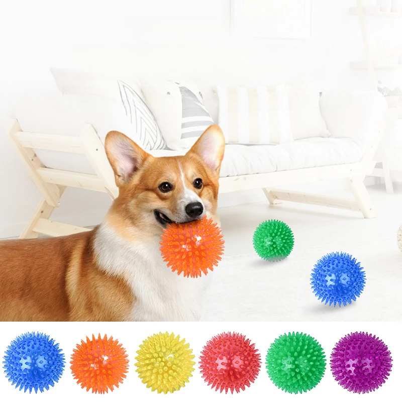 Pet Dog Squeaky Toys Colorful Soft Rubber Cat Puppy Sounding Toy Tooth Cleaning Ball Teeth Chewing Toy Pet Supplies
Pet Dog Squeaky Toys Colorful Soft Rubber Cat Puppy Sounding Toy Tooth Cleaning Ball Teeth Chewing Toy Pet Supplies