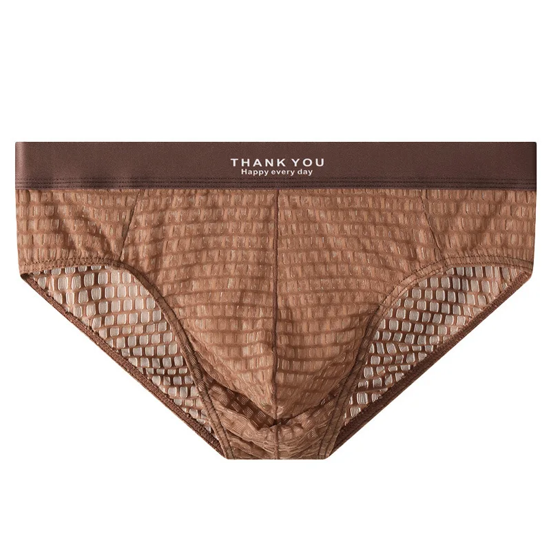 Men's Mesh Brief with "THANK YOU" Waistband | Breathable Sexy Underwear
Men's Mesh Brief with "THANK YOU" Waistband | Breathable Sexy Underwear