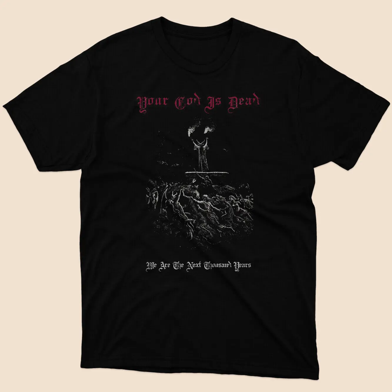 Limited God Is Dead - We Are The Next Thousand Years T-shirt Black Size S to 5XL
Limited God Is Dead - We Are The Next Thousand Years T-shirt Black Size S to 5XL