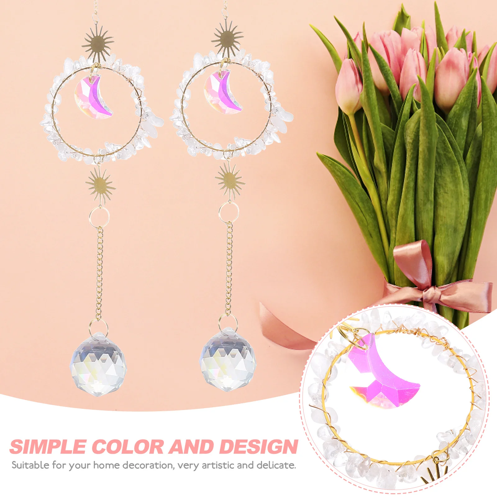 Amethyst Crystal Prism Wind Chime Home Decor Gifts for Windows Indoor Hanging Sun Catcher Outdoor Garden Party
Amethyst Crystal Prism Wind Chime Home Decor Gifts for Windows Indoor Hanging Sun Catcher Outdoor Garden Party