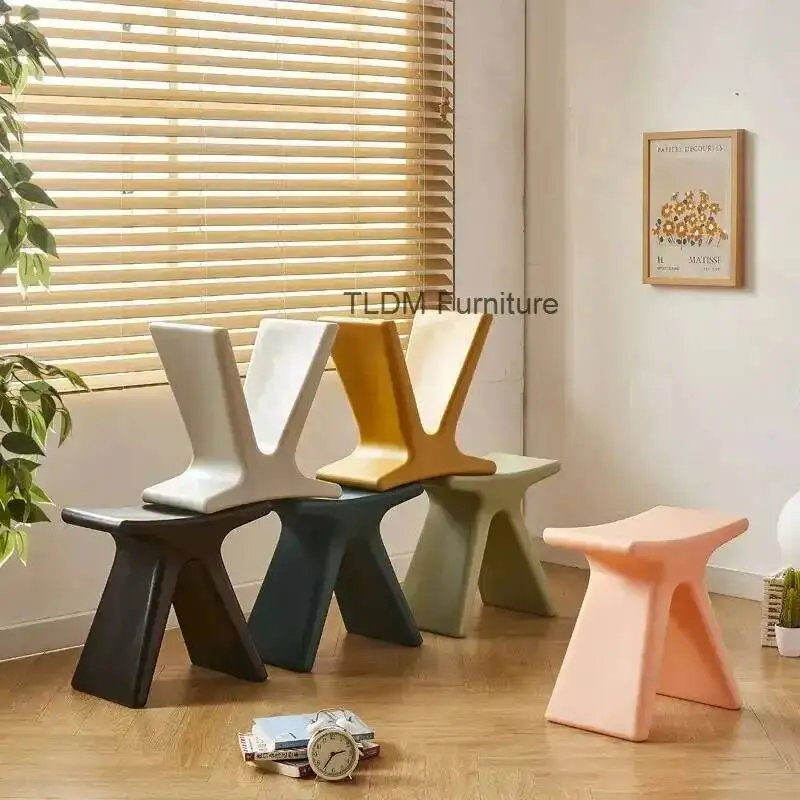 Home Entrance Shoe Changing Stool Creative Living Room Butterfly Small Bench Modern Simple Plastic Nordic Dressing Low Stools
Home Entrance Shoe Changing Stool Creative Living Room Butterfly Small Bench Modern Simple Plastic Nordic Dressing Low Stools
