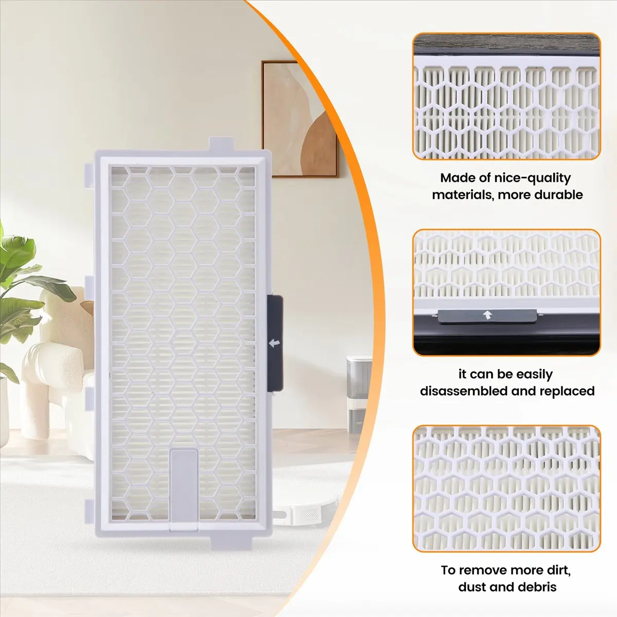 SF-HA50 HEPA Airclean 50 Filter Compatible for Miele Vacuum Cleaner Series Complete C3 C2 C1 S8000 S
SF-HA50 HEPA Airclean 50 Filter Compatible for Miele Vacuum Cleaner Series Complete C3 C2 C1 S8000 S