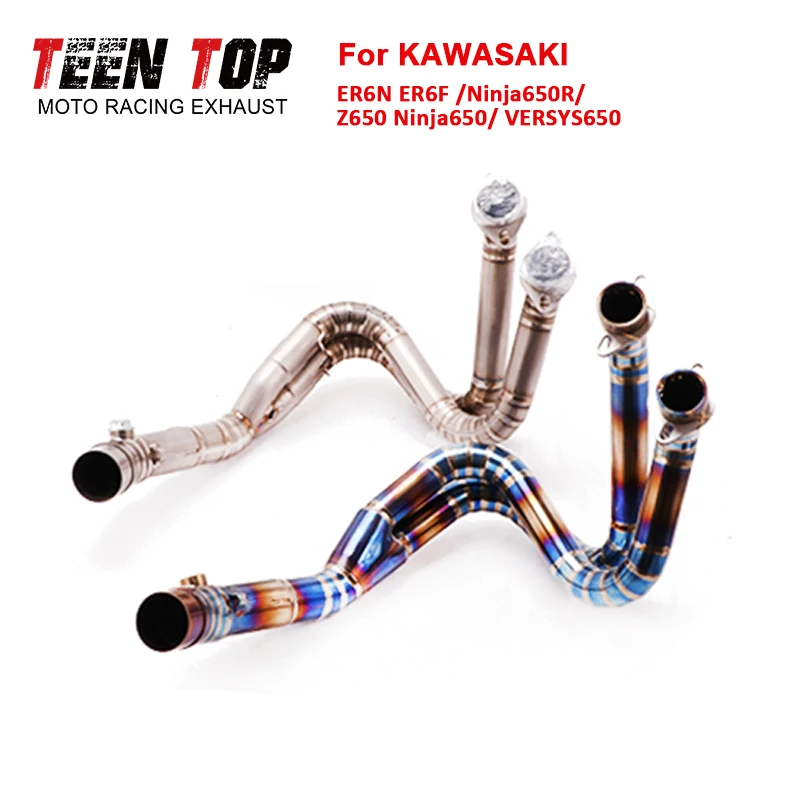 Ninja650R Titanium Alloy Exhaust Pipe For Kawasaki Ninja650 Z650 Front Link Pipe ER6N ER6F Exhaust Header 51mm Escape Moto Tube
Ninja650R Titanium Alloy Exhaust Pipe For Kawasaki Ninja650 Z650 Front Link Pipe ER6N ER6F Exhaust Header 51mm Escape Moto Tube