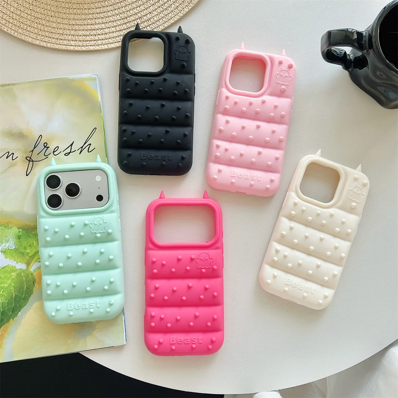 2026 3D Spiked Devil Silicone Phone Case For iPhone 16 15 14 13 12 Pro Max 16Plus 17Pro 17Promax Shockproof Soft Cover 14/15Plus
2026 3D Spiked Devil Silicone Phone Case For iPhone 16 15 14 13 12 Pro Max 16Plus 17Pro 17Promax Shockproof Soft Cover 14/15Plus