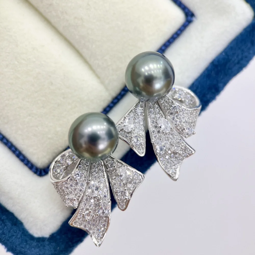 Butterfly Two Wear Pearl Earrings AAAA 9-10mm Natural High Quality South Sea Round Earrings 925s
Butterfly Two Wear Pearl Earrings AAAA 9-10mm Natural High Quality South Sea Round Earrings 925s