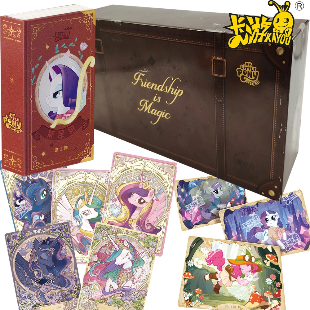 Kayou Original My Little Pony Collection Cards Unique Personality Mexican Art Style Animation Characters Photo Cards Kids Gifts
Kayou Original My Little Pony Collection Cards Unique Personality Mexican Art Style Animation Characters Photo Cards Kids Gifts