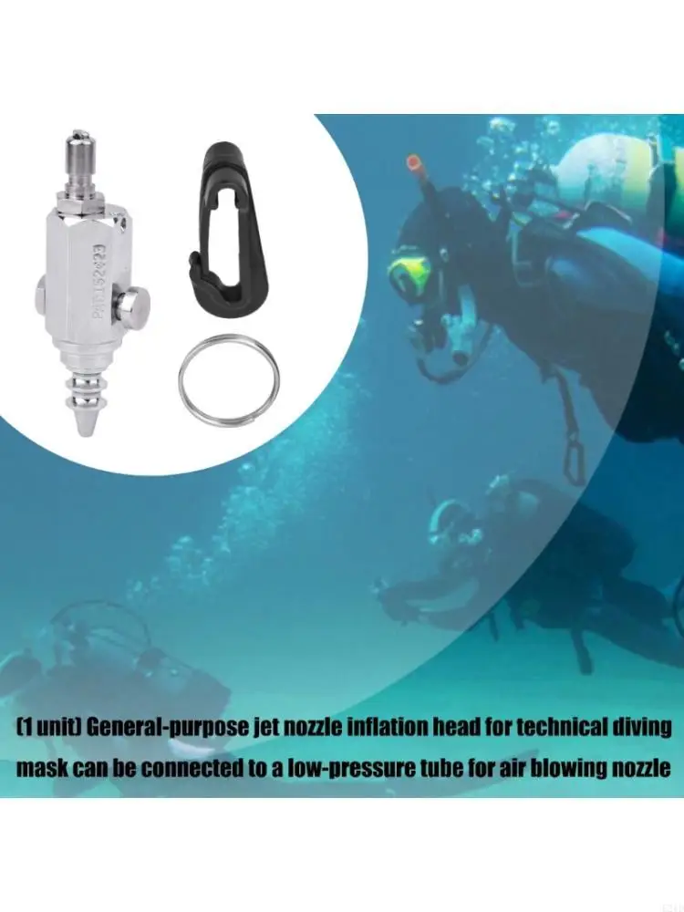 Quick Scubas Diving BCD Inflator Hose Tool With Air Nozzle Portable Scubas Diving Air Nozzle Diving Accessories
Quick Scubas Diving BCD Inflator Hose Tool With Air Nozzle Portable Scubas Diving Air Nozzle Diving Accessories