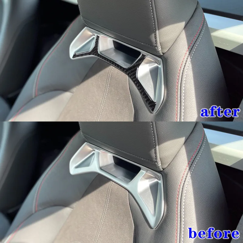 For 19-22 Toyota Supra A90 Carbon Fiber Seat Headrest Decoration Sticker Car Interior Modification 
For 19-22 Toyota Supra A90 Carbon Fiber Seat Headrest Decoration Sticker Car Interior Modification