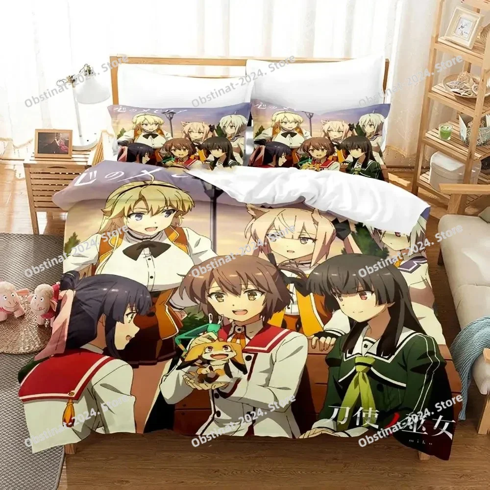 Anime Katana Maidens Toji No Miko Bedding Set Duvet Cover Bed Set Quilt Cover Pillowcase Comforter King Queen Size Boys Adult
Anime Katana Maidens Toji No Miko Bedding Set Duvet Cover Bed Set Quilt Cover Pillowcase Comforter King Queen Size Boys Adult