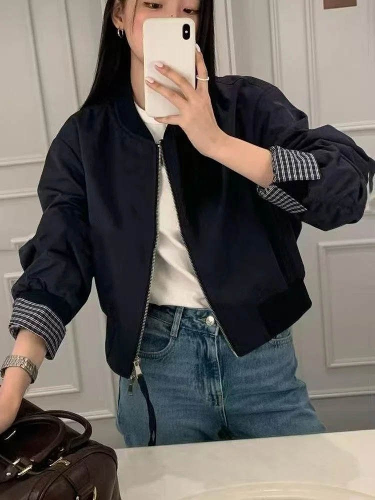 Korean Inspired Women's Baseball Jacket 2025 Spring Lightweight Loose Fitting Stylish Casual Jacket
Korean Inspired Women's Baseball Jacket 2025 Spring Lightweight Loose Fitting Stylish Casual Jacket