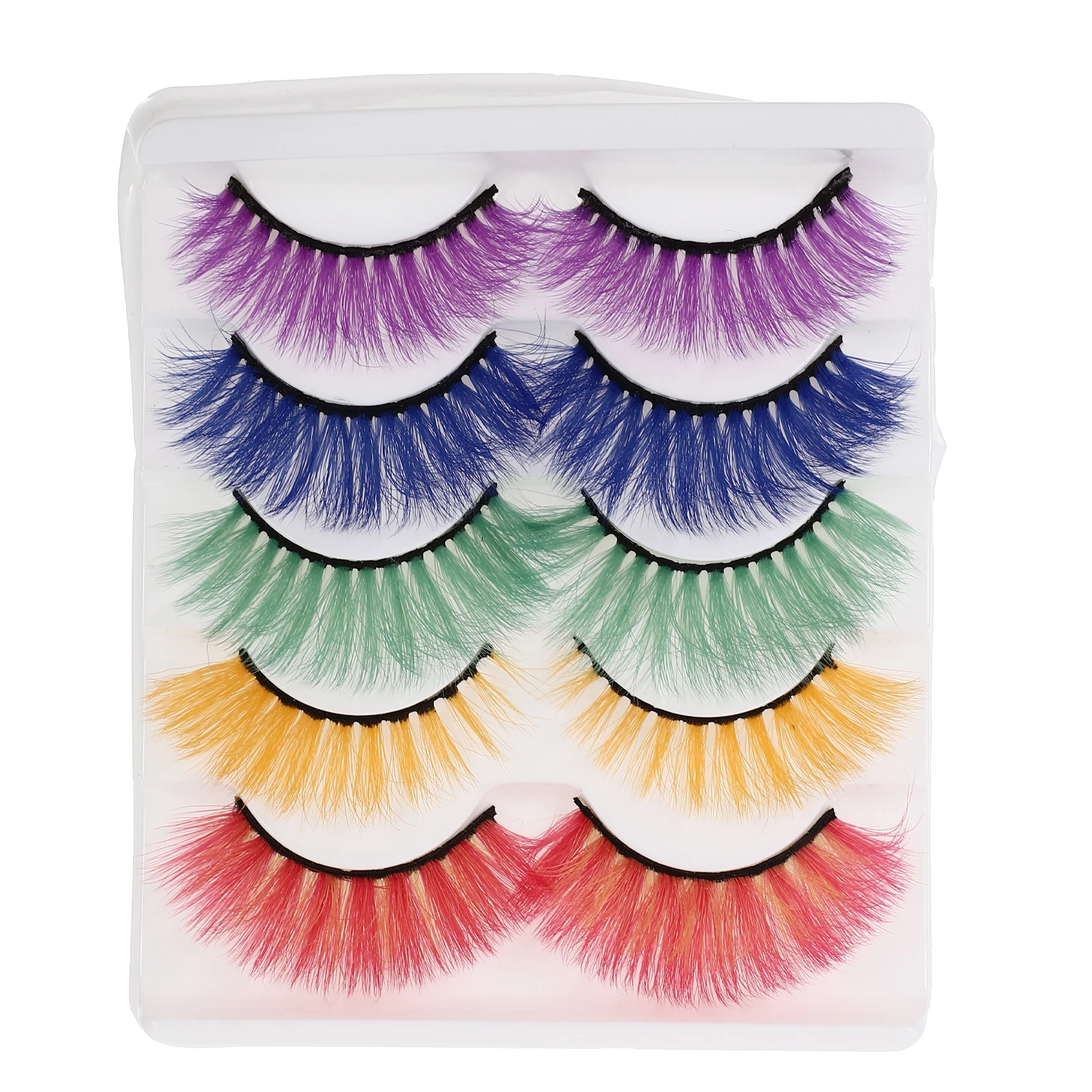 Colorful False Eyelashes Imitation Soft Party Halloween Daily Thin Enhance Eyes Attractive
Colorful False Eyelashes Imitation Soft Party Halloween Daily Thin Enhance Eyes Attractive