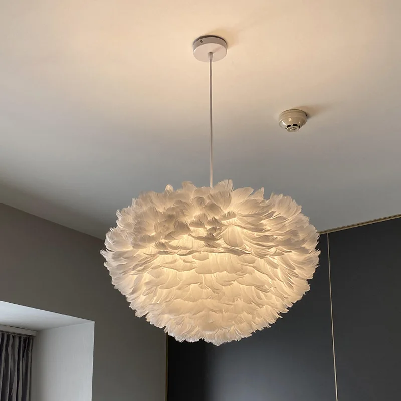 Handmade Feather Pendant Light Nordic Style E27 Suspension Ceiling Light for Bedroom Restaurant Dining Table Home Decor
Handmade Feather Pendant Light Nordic Style E27 Suspension Ceiling Light for Bedroom Restaurant Dining Table Home Decor