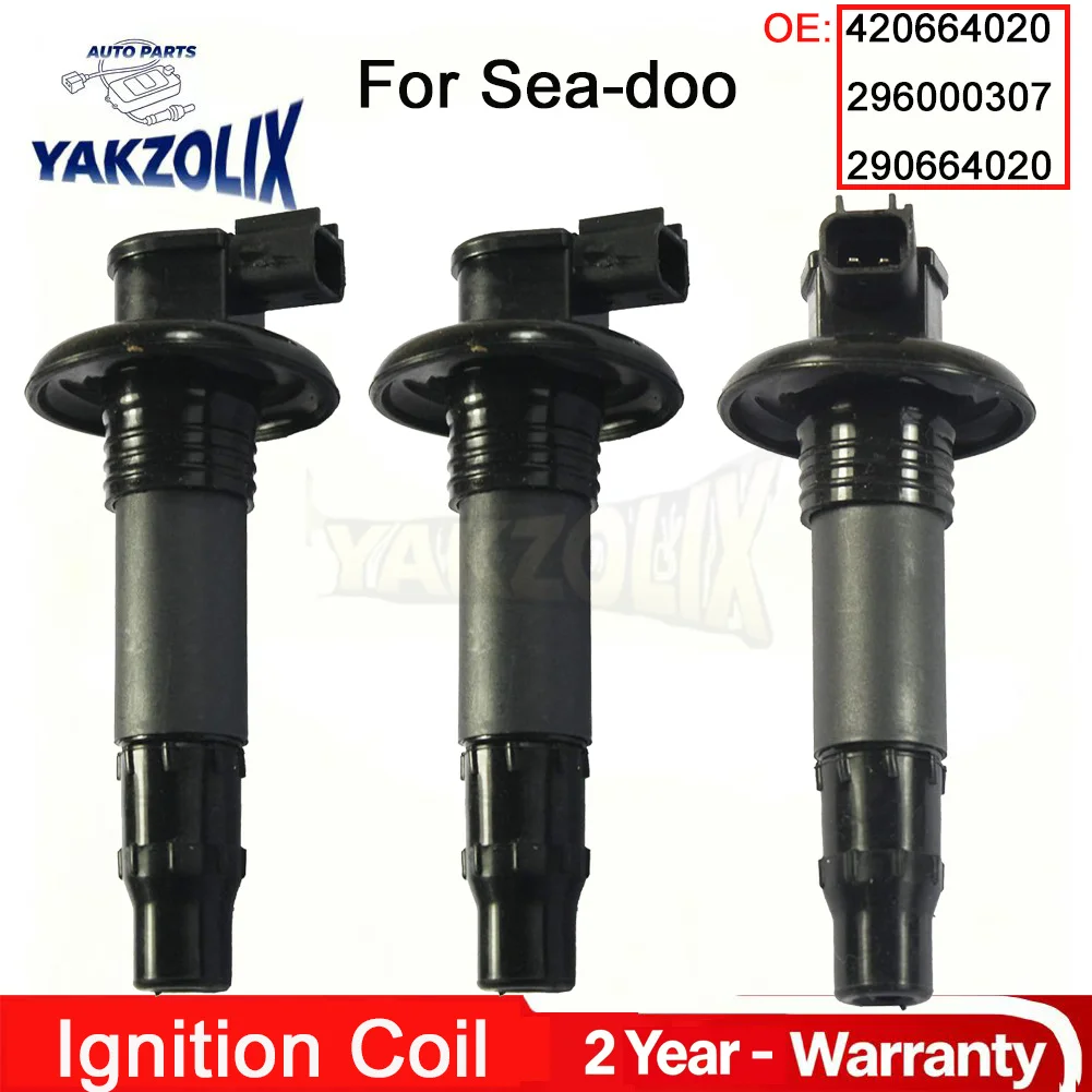 3PCS for Sea-Doo Sea doo SeaDoo Spark RXP GTX RXT GTR 130 155 185 215 255 260 Ignition Coil Stick 420664020 296000307 290664020
3PCS for Sea-Doo Sea doo SeaDoo Spark RXP GTX RXT GTR 130 155 185 215 255 260 Ignition Coil Stick 420664020 296000307 290664020