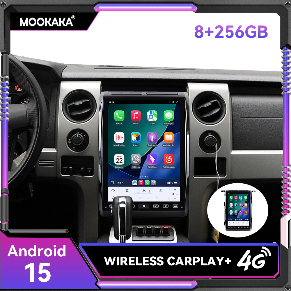 14.5inch Android 15.0 8+256GB Vertical Screen Car Stereo DSP Player For Ford F150 F250 2009-2014 GPS Radio multimedia Audio Unit
14.5inch Android 15.0 8+256GB Vertical Screen Car Stereo DSP Player For Ford F150 F250 2009-2014 GPS Radio multimedia Audio Unit