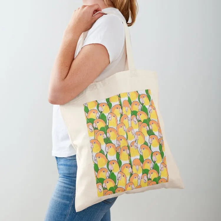 White-bellied Caique Parrots Tote Bag cute pouch bag Women's the
White-bellied Caique Parrots Tote Bag cute pouch bag Women's the