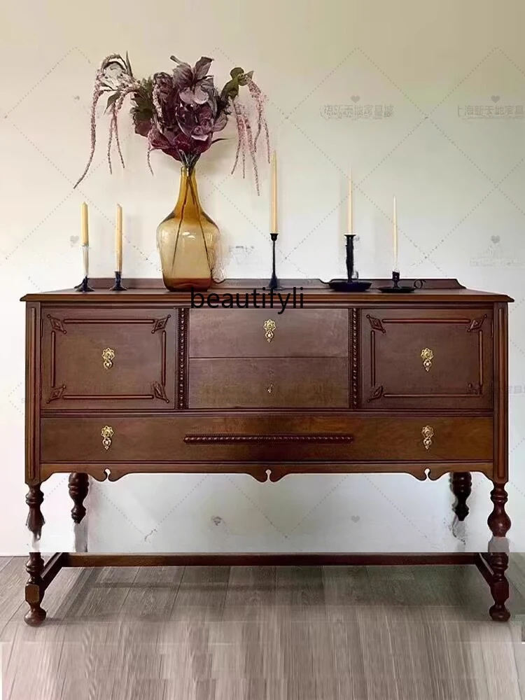 American Country Solid Wood Wall Sideboard Cabinet French Home Entrance Cabinet Neoclassical Curio Cabinet
American Country Solid Wood Wall Sideboard Cabinet French Home Entrance Cabinet Neoclassical Curio Cabinet