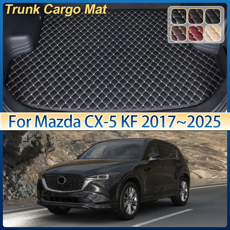 Коврик в багажник для Mazda CX-5 2024 (аксессуары KF 2017~2025), кожаный, защита от загрязнений, подушка для хранения грузов, ковровое покрытие для салона
Коврик в багажник для Mazda CX-5 2024 (аксессуары KF 2017~2025), кожаный, защита от загрязнений, подушка для хранения грузов, ковровое покрытие для салона
