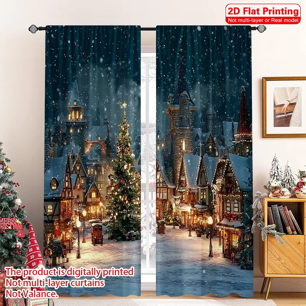 2pcs 2D flat printing Merry Christmas Popular Drapes Christmas Village winter 100% Polyester Without Electricity Birthday Party
2pcs 2D flat printing Merry Christmas Popular Drapes Christmas Village winter 100% Polyester Without Electricity Birthday Party