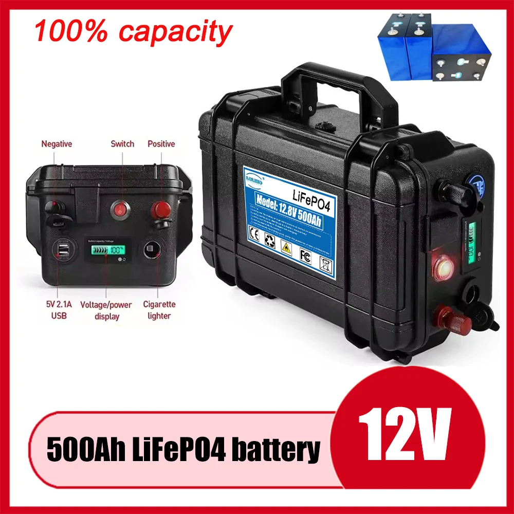 High-Capacity 12V 500Ah LiFePO4 Battery Pack – Waterproof for Golf Carts, Solar Storage, Inverters & RVs | Lithium Iron Phospha
High-Capacity 12V 500Ah LiFePO4 Battery Pack – Waterproof for Golf Carts, Solar Storage, Inverters & RVs | Lithium Iron Phospha