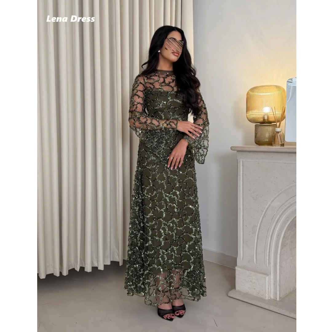 Lena Customized Evening Dresses for Luxury Party Dress Shiny Green Elegant and Formal Women's Dresses for Special Occasions Prom
Lena Customized Evening Dresses for Luxury Party Dress Shiny Green Elegant and Formal Women's Dresses for Special Occasions Prom