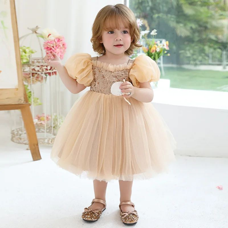 Elegant Luxury Party Dress For Flower Girls Sequins Tulle Princess Dress For Baby Baptism Pageant Wedding Birthday Prom Gown
Elegant Luxury Party Dress For Flower Girls Sequins Tulle Princess Dress For Baby Baptism Pageant Wedding Birthday Prom Gown