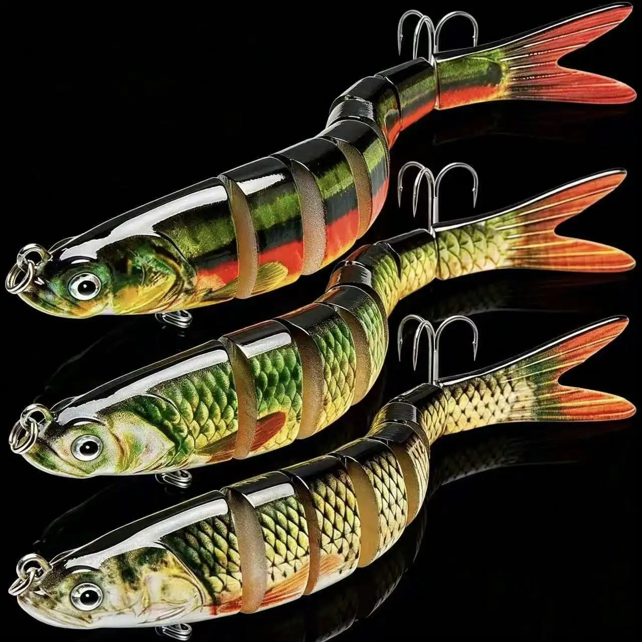 Bass Fishing Lure For Freshwater And Saltwater Lifelike Fishing Lures Multi Jointed Swimbait For Bass Trout Crappie Walleye Pike Fishing Gifts For Men
Bass Fishing Lure For Freshwater And Saltwater Lifelike Fishing Lures Multi Jointed Swimbait For Bass Trout Crappie Walleye Pike Fishing Gifts For Men