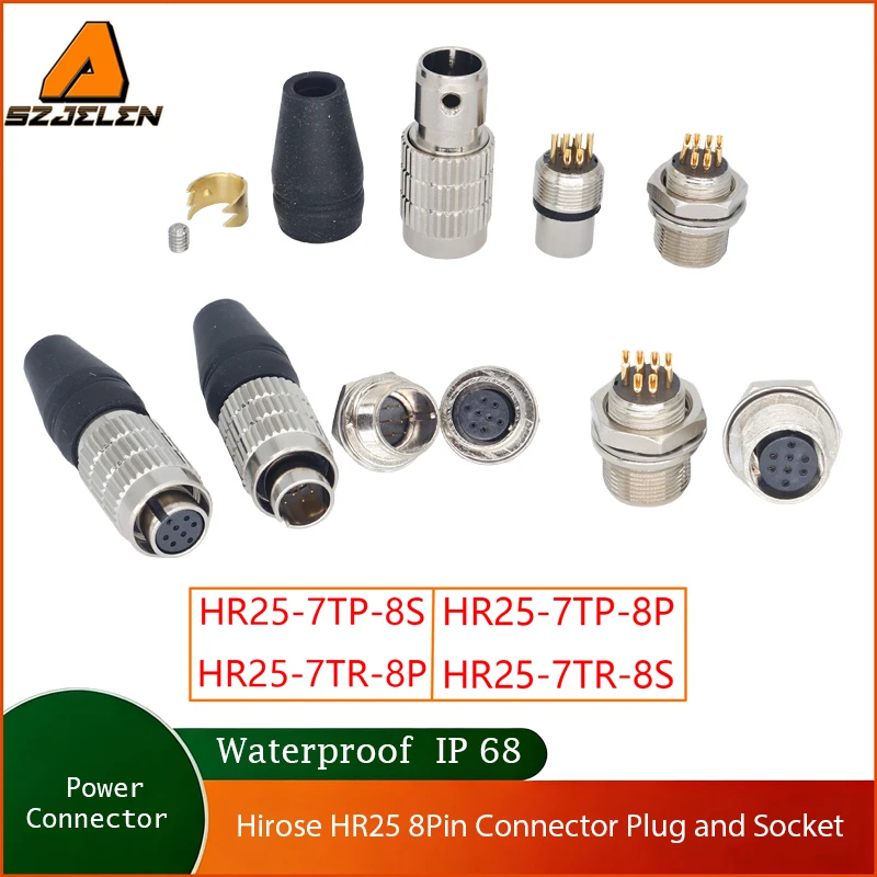 Hot Sale Hirose HR25 8Pin Connector HR25-7TP-8S/HR25-7TR-8P/HR25-7TP-8P/HR25-7TR-8S Connector 8-pin plug and socket Male/Female
Hot Sale Hirose HR25 8Pin Connector HR25-7TP-8S/HR25-7TR-8P/HR25-7TP-8P/HR25-7TR-8S Connector 8-pin plug and socket Male/Female