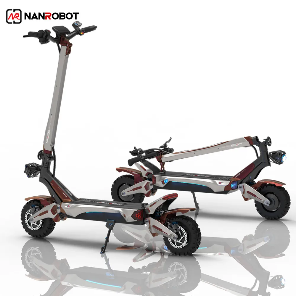 2023 New Product Nanrobot N6 2000w Dual Motors Off Road Tires Two Wheels Fast Electric Scooter For Adults
2023 New Product Nanrobot N6 2000w Dual Motors Off Road Tires Two Wheels Fast Electric Scooter For Adults