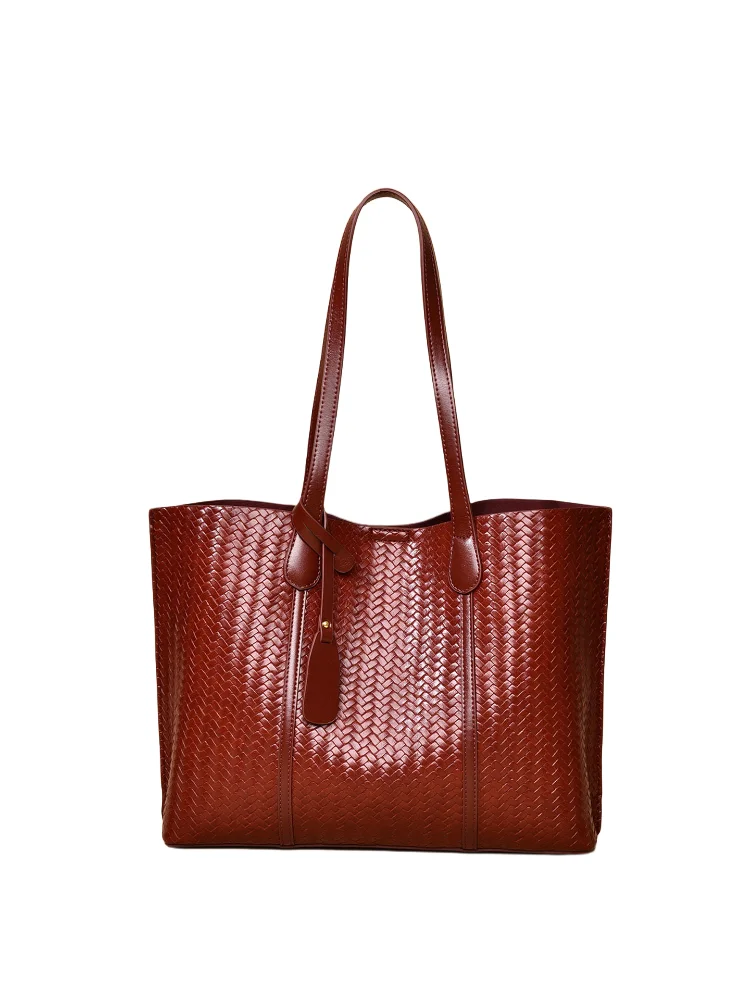 New Season High Texture Soft Leather Women's Braided Bag Luxury Fashion Large Capaci Tote Bags Versatile Shopping Bags Commuting
New Season High Texture Soft Leather Women's Braided Bag Luxury Fashion Large Capaci Tote Bags Versatile Shopping Bags Commuting