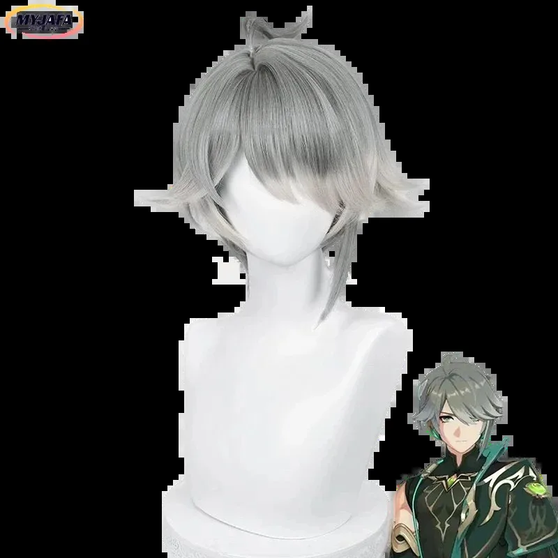 Genshin Impact Cosplay Sumeru Al haitham Cosplay Wig Dark Gray Short Straight Heat Resistant Hair Game Role Play Wigs + Wig Cap
Genshin Impact Cosplay Sumeru Al haitham Cosplay Wig Dark Gray Short Straight Heat Resistant Hair Game Role Play Wigs + Wig Cap