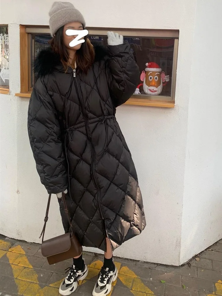 Bla Long down Jaet Women's Winter Warm Coat Dongda Gate Dstring Quilted Texture Casual Sle Thiened Long Sve Zipper
Bla Long down Jaet Women's Winter Warm Coat Dongda Gate Dstring Quilted Texture Casual Sle Thiened Long Sve Zipper