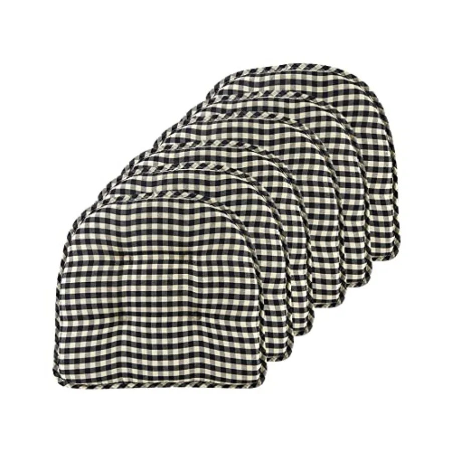 Non-Slip Chair Cushions, Assembled in USA, U-Shaped Skid-Proof Seat Pads for Dining Room, Kitchen, Office, 15"x16"
Non-Slip Chair Cushions, Assembled in USA, U-Shaped Skid-Proof Seat Pads for Dining Room, Kitchen, Office, 15"x16"