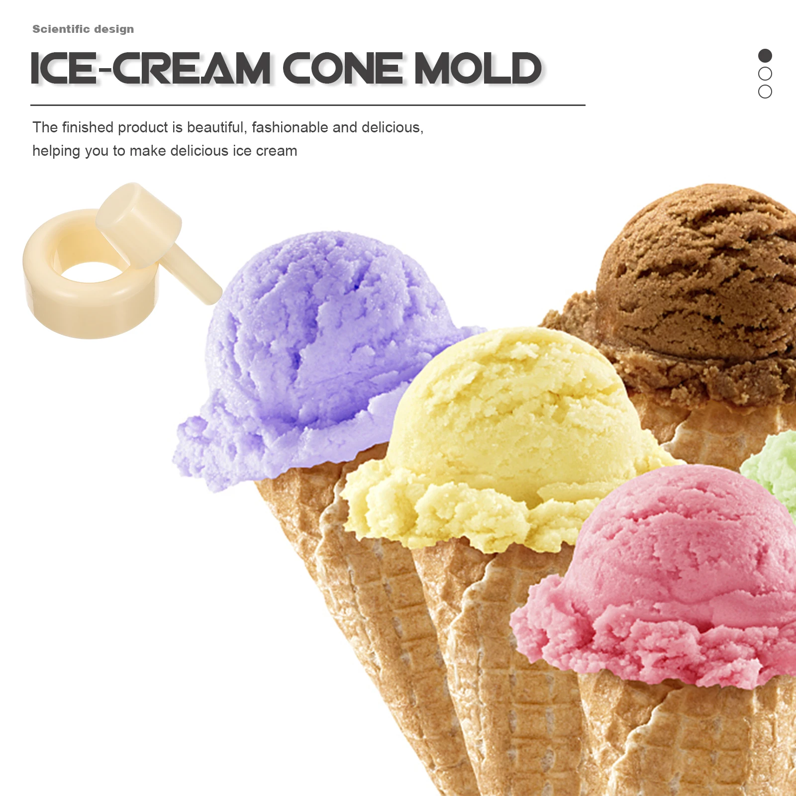 1 Set Ergonomically Designed Ice Cream Cone Maker Comfortable Grip Practical Diy Dessert Accessory Tools
1 Set Ergonomically Designed Ice Cream Cone Maker Comfortable Grip Practical Diy Dessert Accessory Tools