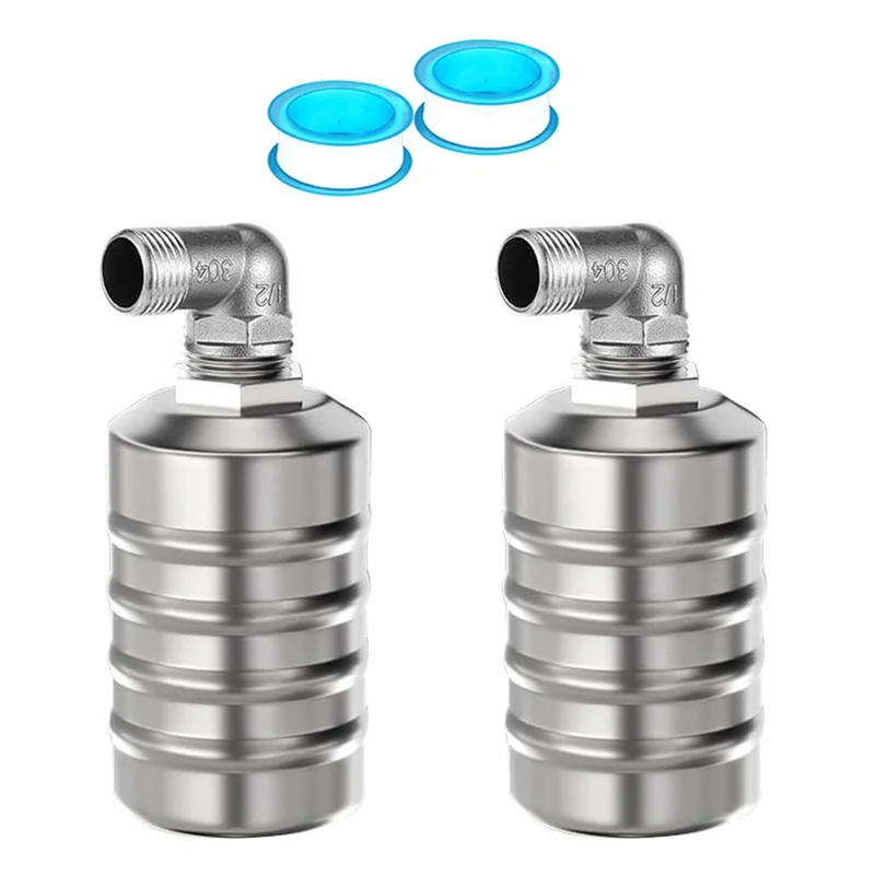2PCS Fully Automatic Water Level Control Float Valve, Stainless Steel Mini Floating Ball Valve -1/2In side Water Intake
2PCS Fully Automatic Water Level Control Float Valve, Stainless Steel Mini Floating Ball Valve -1/2In side Water Intake