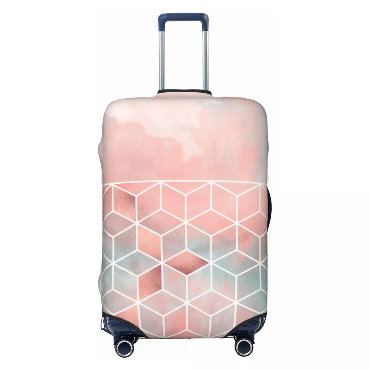 Abstract Geometric Cubes Travel Luggage Cover Elastic Suitcase Cover Protector Fit 18-32 Inch
Abstract Geometric Cubes Travel Luggage Cover Elastic Suitcase Cover Protector Fit 18-32 Inch