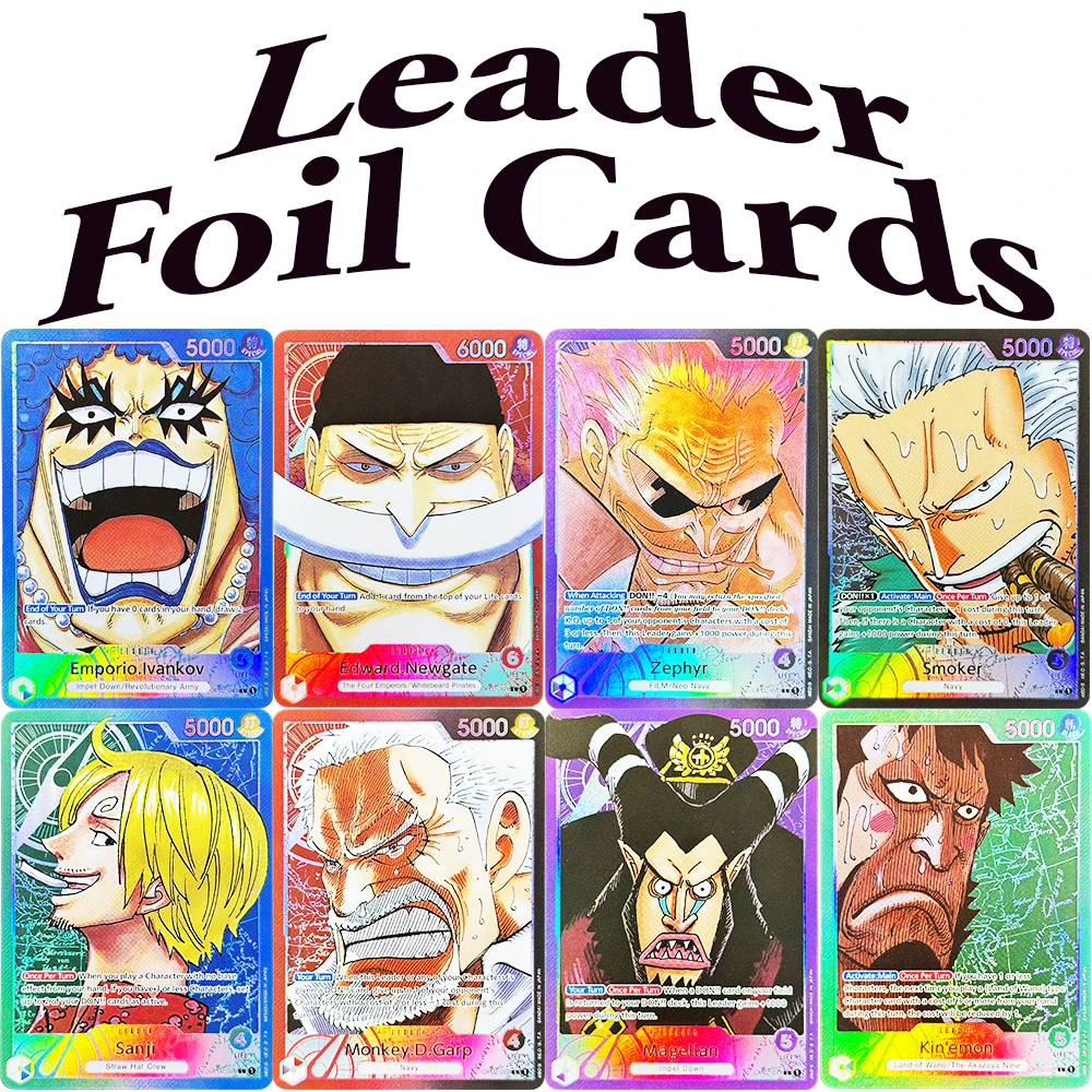 Коллекционные игровые карты One Piece OP02 Leader Proxy DIY: Смокер, Зефир, Санджи, Монки Д. Гарп, Магеллан, Эдвард Ньюгейт, Эмпорио, Лванков, Кинемон
Коллекционные игровые карты One Piece OP02 Leader Proxy DIY: Смокер, Зефир, Санджи, Монки Д. Гарп, Магеллан, Эдвард Ньюгейт, Эмпорио, Лванков, Кинемон