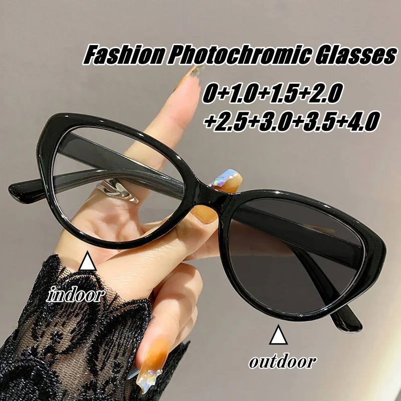 Photochromic Reading Glasses for Men Women Outdoor Cat Eye Presbyopia Glasses Fashion Anti-UV Far Sight Eyewear for Ladies
Photochromic Reading Glasses for Men Women Outdoor Cat Eye Presbyopia Glasses Fashion Anti-UV Far Sight Eyewear for Ladies