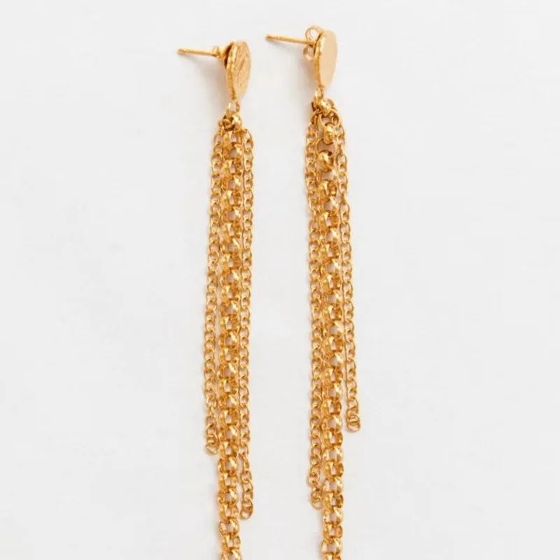 Qingdao Jewelry Long Fringed Earrings Earrings High-end Temperament Pearl Baroque Pearl Earrings
Qingdao Jewelry Long Fringed Earrings Earrings High-end Temperament Pearl Baroque Pearl Earrings