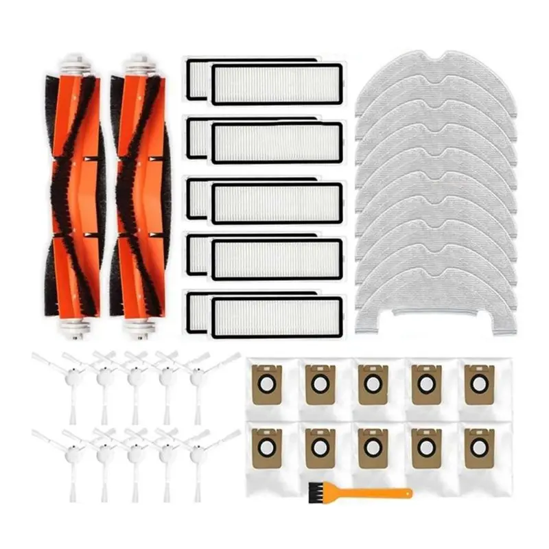 UNCL For Dreame L10 Plus/Z10 Pro/D10 Plus Replacement Parts Robot Vacuum Cleaner RLS3D Main Side Brush,Filter Mop Cloth,Dust Bag
UNCL For Dreame L10 Plus/Z10 Pro/D10 Plus Replacement Parts Robot Vacuum Cleaner RLS3D Main Side Brush,Filter Mop Cloth,Dust Bag