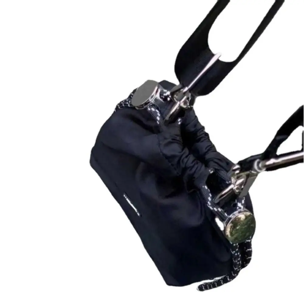 Elegant Korean Style Black Drawstring Bucket Bag Portable Luxury INS Shoulder Bag Nylon Fashion Crossbody Bags Outdoor
Elegant Korean Style Black Drawstring Bucket Bag Portable Luxury INS Shoulder Bag Nylon Fashion Crossbody Bags Outdoor